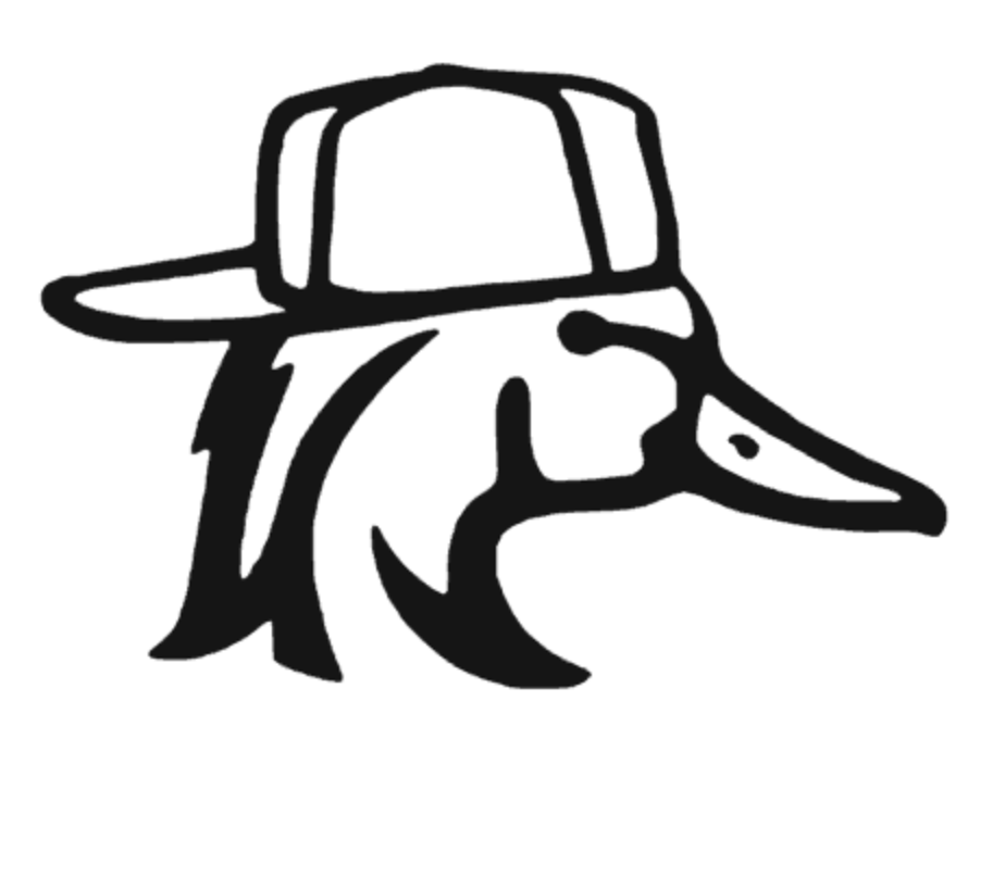 Duck with Hat Decal