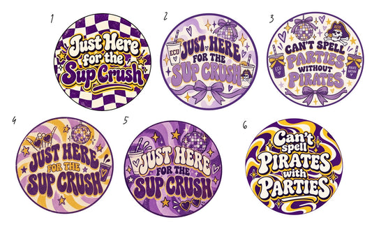 East Carolina Game Day Pin