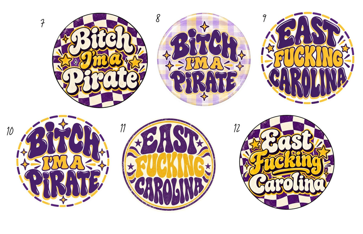 East Carolina Game Day Pin