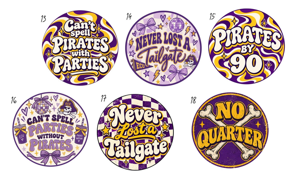 East Carolina Game Day Pin