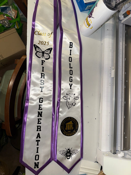 Custom Graduation Stole
