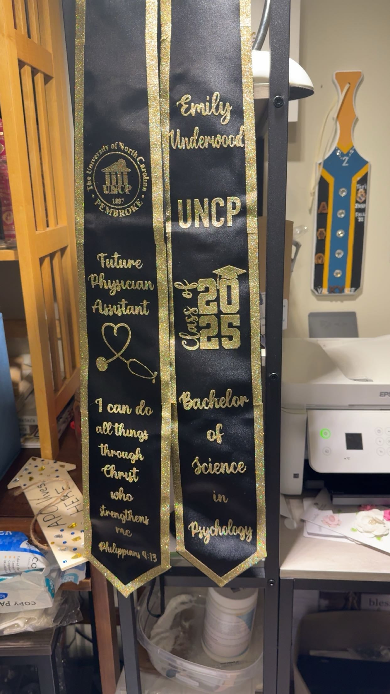 Custom Graduation Stole