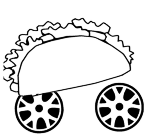 Squatted Taco Decal