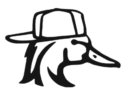 Duck with Hat Decal