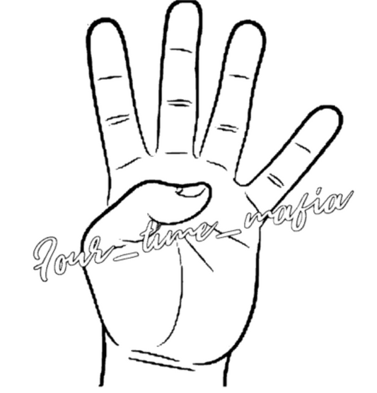 Four Time Mafia Truck Club Decal