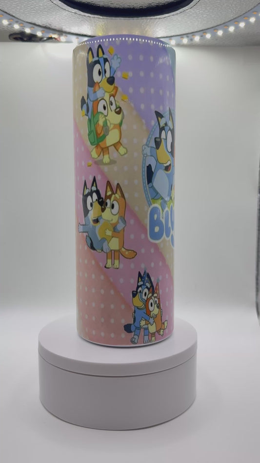 Pastel Bluey  20oz Tumbler