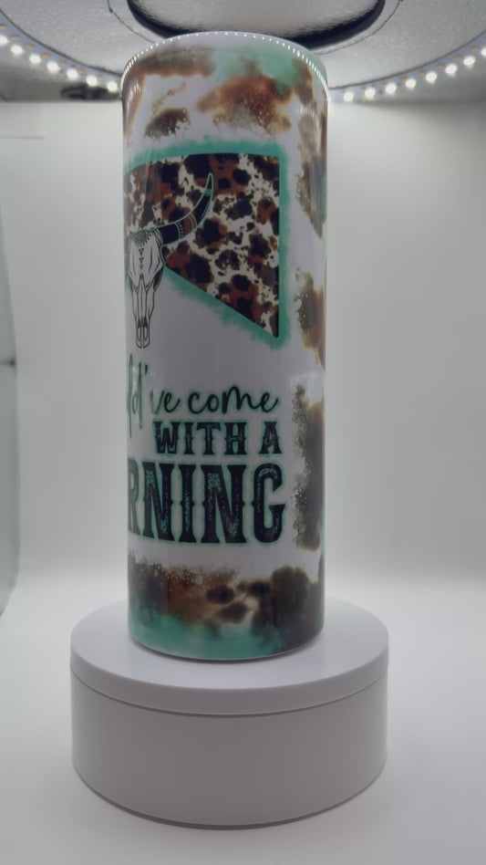 Morgan Wallen Warning 20oz Tumbler