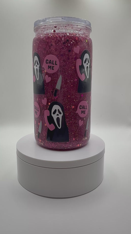 Ghostface Call Me 20oz Snowglobe Tumbler