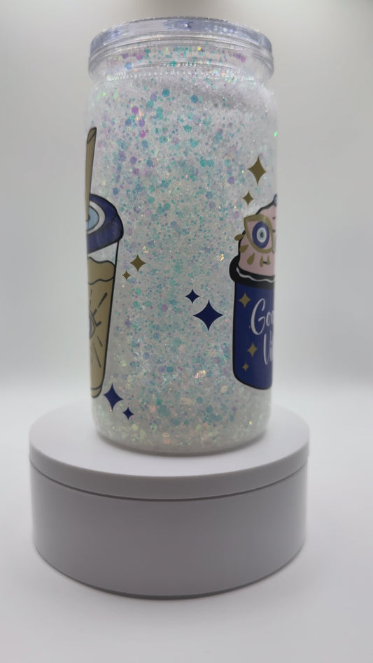 Evil Eye 20oz Snowglobe Tumbler