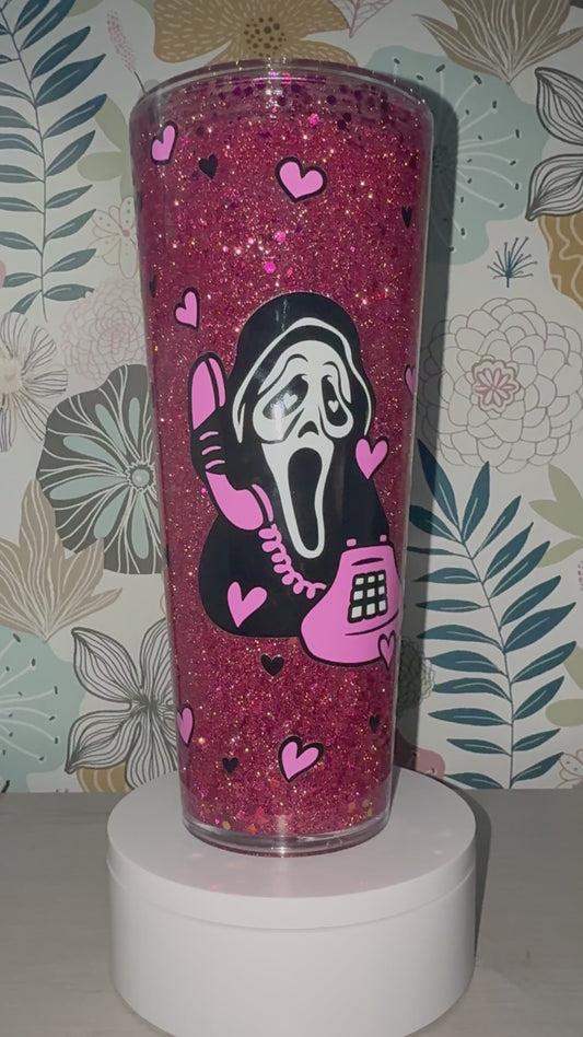 You Hang Up Snowglobe Tumbler
