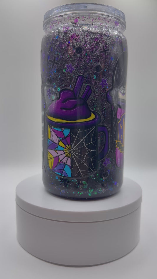 Wednesday 20oz Snowglobe Tumbler