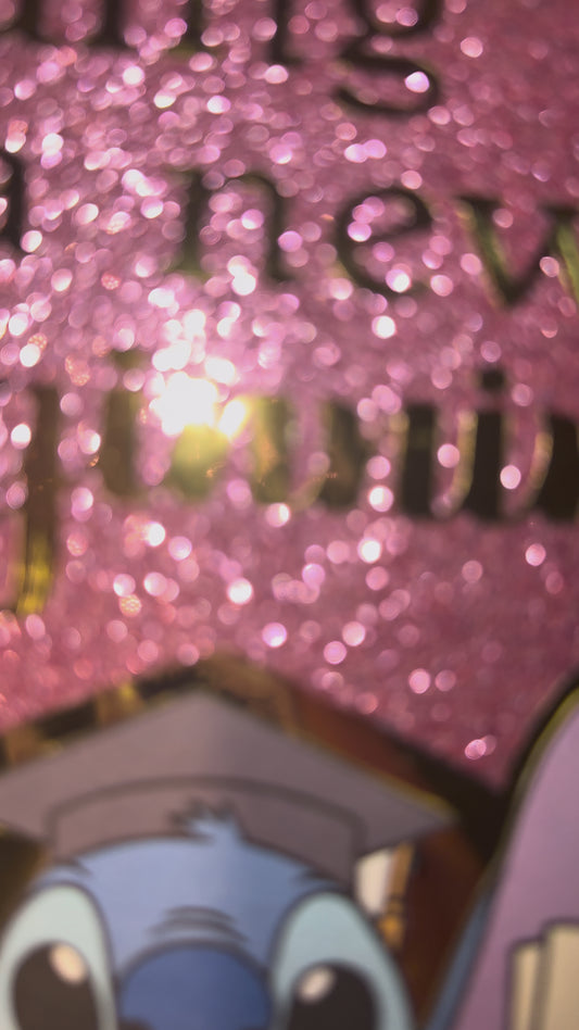 A Sweet ending to a new Beginning Stitch Graduation Cap