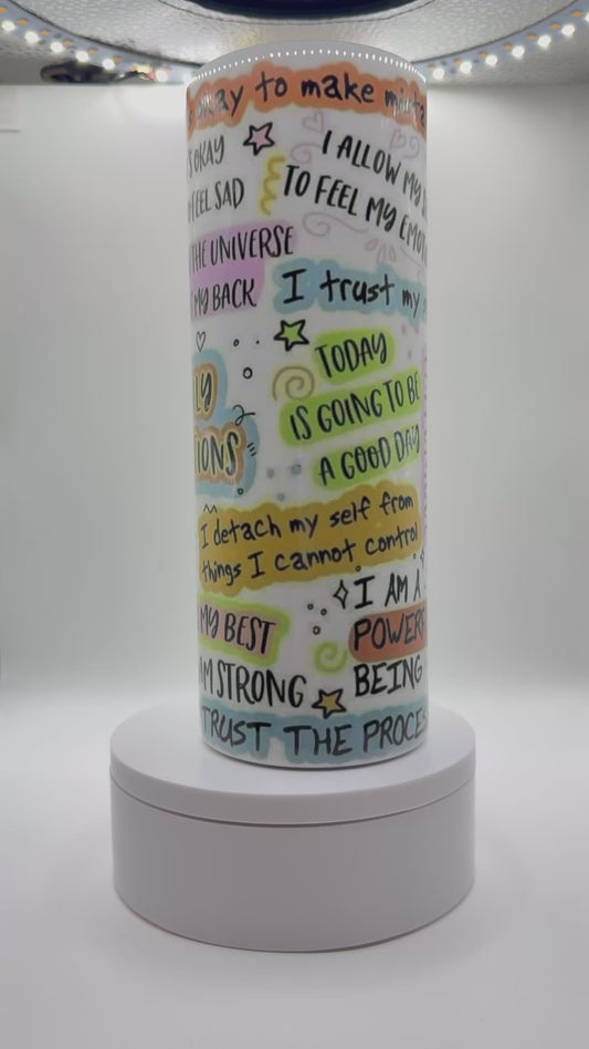 Daily Affirmations 20oz Tumbler
