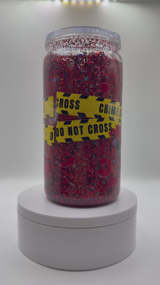 True Crime Junkie 20oz Snowglobe Tumbler